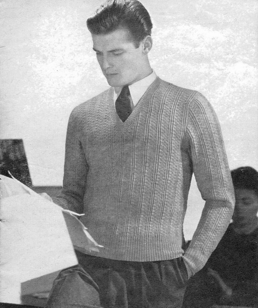 Roger Moore modeling pullover Roger Moore modeling pullover
